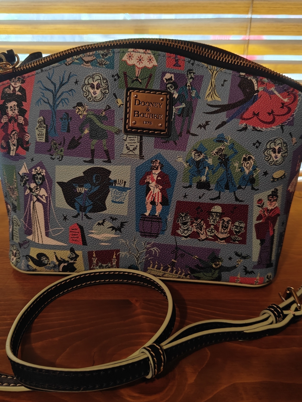 Dooney & Bourke Blue Haunted Mansion Character Dome Crossbody - Picture 1 of 7